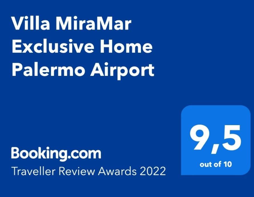 Villa Miramar Exclusive Home Palermo Airport Carini Exterior foto